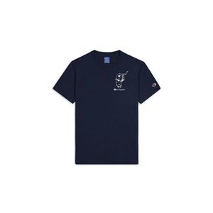 Champion Street Sports Graphic T-Shirt-L modré 214346_S20_BS538-L vyobraziť