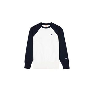 Champion Colour Block Reverse Sweatshirt-L biele 214918_F20_WW001-L vyobraziť
