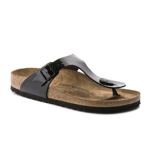 Birkenstock Gizeh BF Patent Black Regular Fit-8 čierne 43661-8 vyobraziť