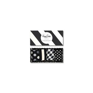 Happy Socks Black and White Gifts Box 4-Pack-7.5-11.5 čierne XCBW09-9100-7.5-11.5 vyobraziť
