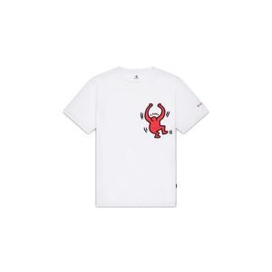 Converse x Keith Haring Graphic Pocket Tee-L biele 10022253-A01-L vyobraziť