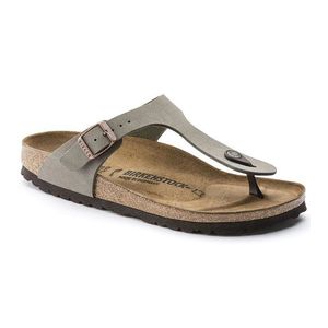 Birkenstock Gizeh Birko-Flor Nubuk Narrow Fit-3.5 šedé 43393-3.5 vyobraziť