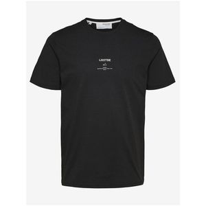 Čierne pánske tričko Selected Homme Kody vyobraziť
