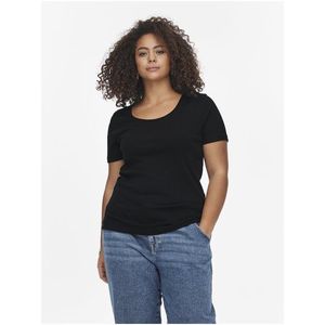 Topy a tričká pre ženy ONLY CARMAKOMA - čierna vyobraziť