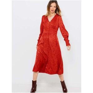 Dámske spoločenské šaty pre ženy CAMAIEU - červená vyobraziť