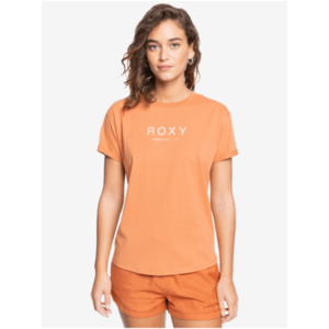Oranžové tričko s potlačou Roxy vyobraziť