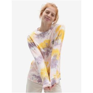 Žlto-fialové dámske batikované tričko VANS Mascy vyobraziť