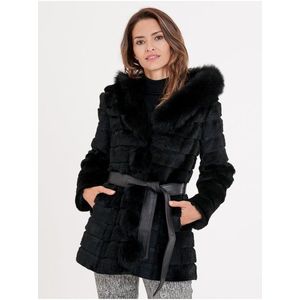 Kabáty pre ženy KARA - čierna vyobraziť