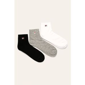 Ponožky Fila (3-pak) pánske, šedá farba vyobraziť