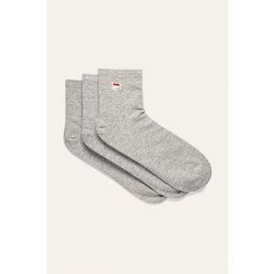 Ponožky Fila (3-pak) pánske, šedá farba vyobraziť