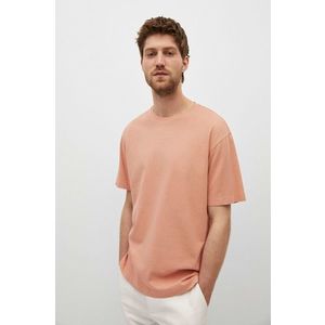 Tričko Mango Man CIRCO pánske, ružová farba, jednofarebné vyobraziť