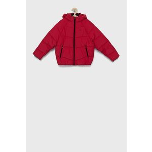 Detská bunda Calvin Klein Jeans červená farba vyobraziť