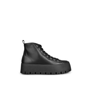 Členkové topánky Altercore Siron dámske, čierna farba, na platforme vyobraziť