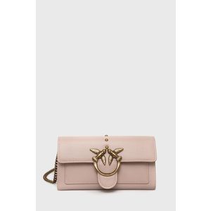 Kožená peňaženka Pinko ružová farba vyobraziť