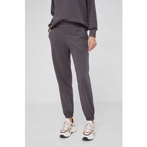 Bavlnené nohavice Answear Lab dámske, šedá farba, jednofarebné vyobraziť