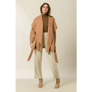 Kabát Ivy & Oak dámsky, priehľadná farba, prechodný, bez zapínania vyobraziť