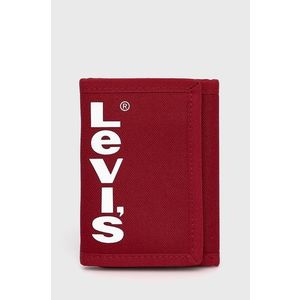 Peňaženka Levi's pánska, červená farba vyobraziť