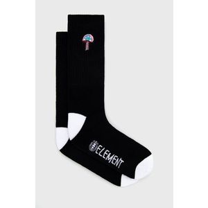 Ponožky Element pánske, čierna farba vyobraziť