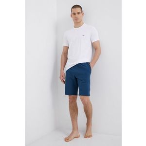 Pyžamo Emporio Armani Underwear pánske, biela farba, s potlačou vyobraziť