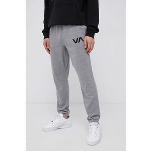 Nohavice RVCA pánske, šedá farba, melanžové vyobraziť