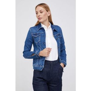 Rifľová bunda Pepe Jeans dámska, prechodná vyobraziť