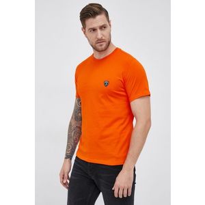 Tričko LAMBORGHINI pánske, oranžová farba, jednofarebné vyobraziť