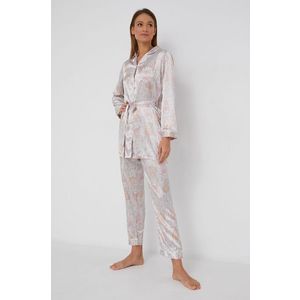 Pyžamo Answear Lab dámska, šedá farba, saténová vyobraziť
