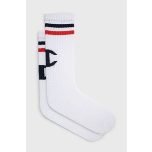 Ponožky Champion Y0ABK biela farba vyobraziť
