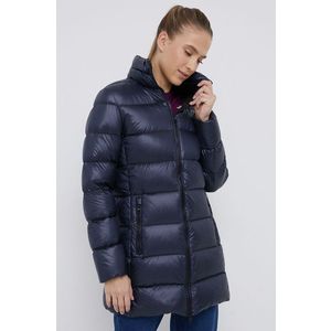 Páperová bunda RefrigiWear dámska, tmavomodrá farba, zimná vyobraziť