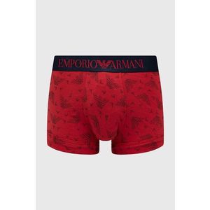 Boxerky Emporio Armani Underwear pánske, červená farba vyobraziť