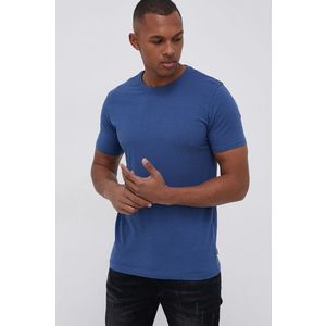 Bavlnené tričko Solid jednofarebné vyobraziť
