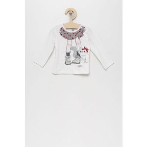 Detské tričko s dlhým rukávom Birba&Trybeyond biela farba vyobraziť