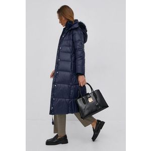 Páperová bunda MAX&Co. dámska, tmavomodrá farba, zimná vyobraziť