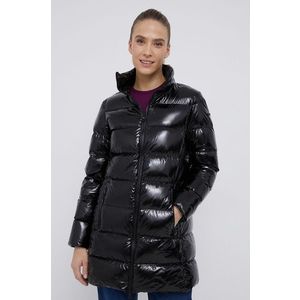 Páperová bunda RefrigiWear dámska, čierna farba, zimná vyobraziť