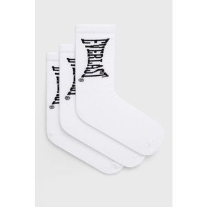 Ponožky Only x Everlast (3-pak) dámske, biela farba vyobraziť