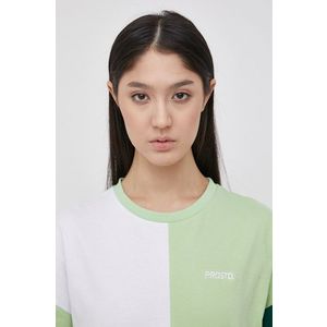 Bavlnené tričko Prosto zelená farba vyobraziť