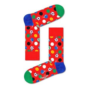 Ponožky Happy Socks pánske, červená farba vyobraziť