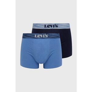 Boxerky Levi's (2-pak) pánske, modrá farba vyobraziť