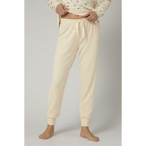 Svetlobéžové dlhé pyžamové nohavice Thermal vyobraziť