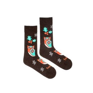 Viacfarebné vzorované ponožky Vyhúkanec nočný vyobraziť