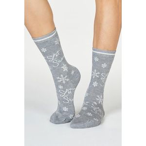 Sivé vzorované ponožky Bobbie Snow vyobraziť