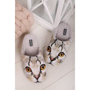 Béžovo-sivé papuče Cat vyobraziť