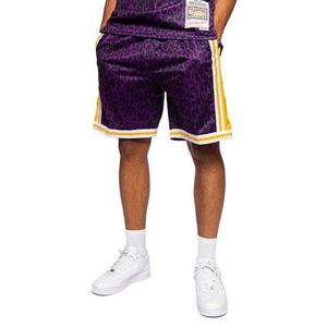 Mitchell & Ness Shorts Los Angeles Lakers NBA Wild Life Swingman Short purple - S vyobraziť