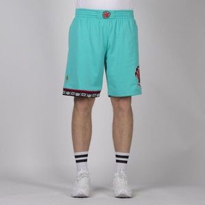 Mitchell & Ness shorts Vancouver Grizzlies teal Swingman Shorts - L vyobraziť