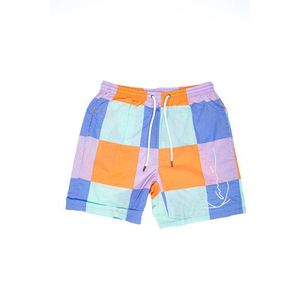 Szorts Karl Kani Signature Resort Shorts blue/mint/lilac - S vyobraziť