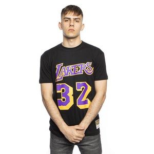 T-shirt Mitchell & Ness Los Angeles Lakers NBA HWC Name & Number Tee black - M vyobraziť