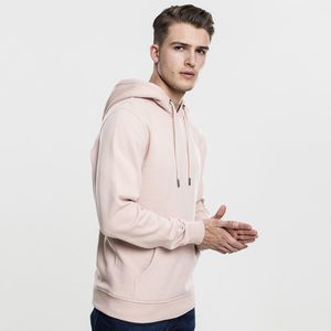 Pánska mikina s kapucňou Urban Classics Basic Sweat Hoody lightrose - XS vyobraziť