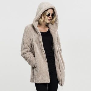 Urban Classics Ladies Sherpa Jacket sand - XL vyobraziť