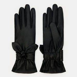 Mohito - Klasické kožené rukavice - Čierna vyobraziť