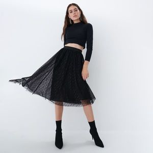 Mohito - Midi sukňa - Čierna vyobraziť